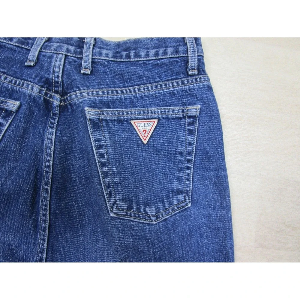 Vintage 90s Guess Georges Marciano Jeans Womens (30x27) High Rise Tapered‎ USA